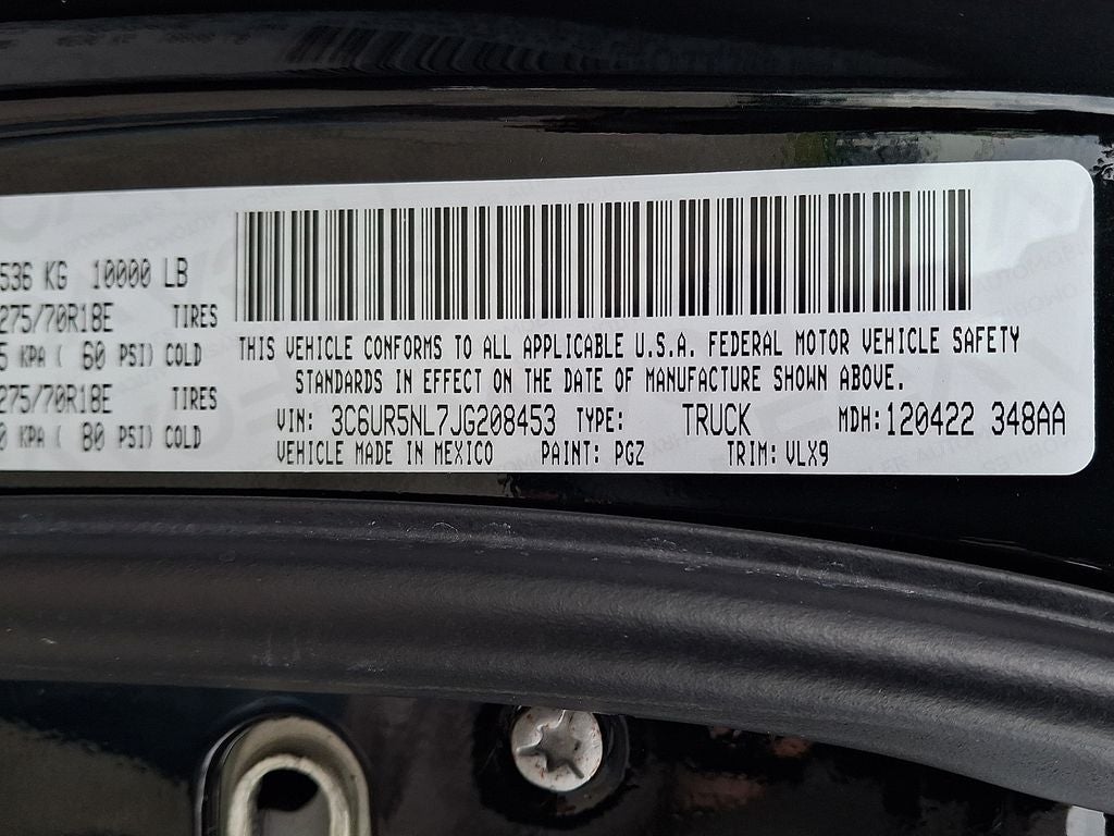 2018 RAM 2500 Laramie
