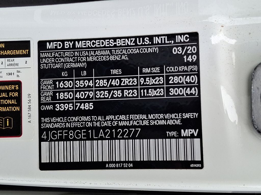 2020 Mercedes-Benz GLS GLS 580 4MATIC®