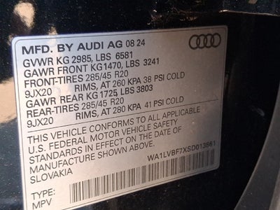 2025 Audi Q7 55 Premium Plus quattro