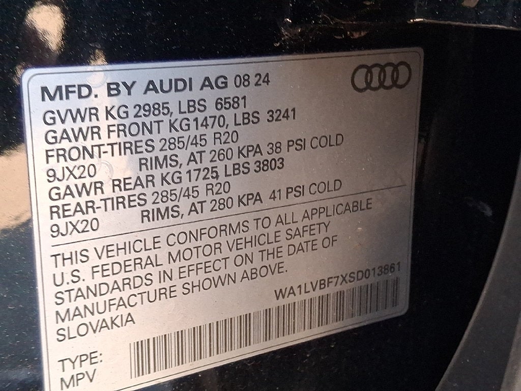 2025 Audi Q7 55 Premium Plus quattro