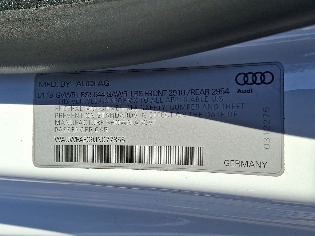 2018 Audi S7 4.0T Premium Plus quattro