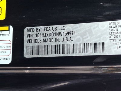 2022 Jeep Wrangler Unlimited Willys