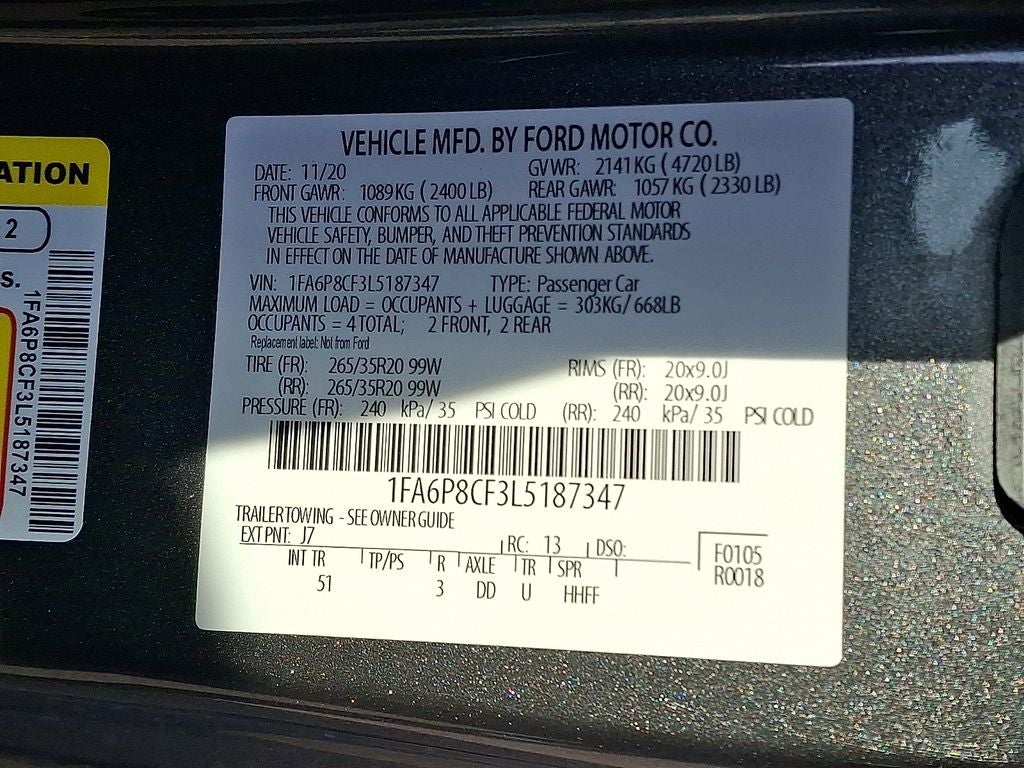 2020 Ford Mustang GT Premium