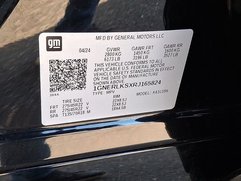 2024 Chevrolet Traverse RS