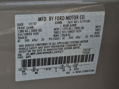 2022 Lincoln Nautilus Reserve