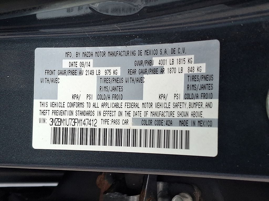 2015 Mazda Mazda3 i Sport