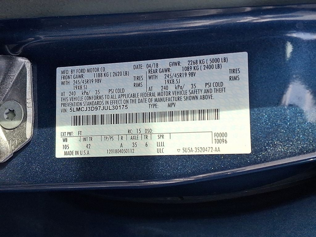 2018 Lincoln MKC Reserve