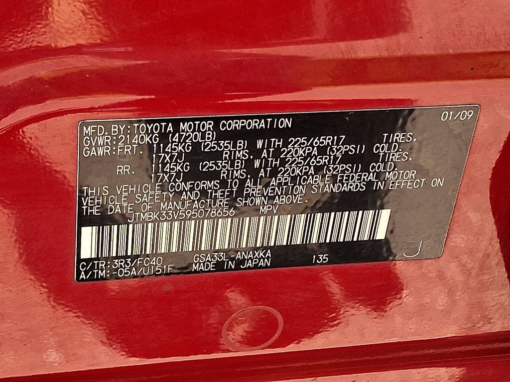 2009 Toyota RAV4 Base