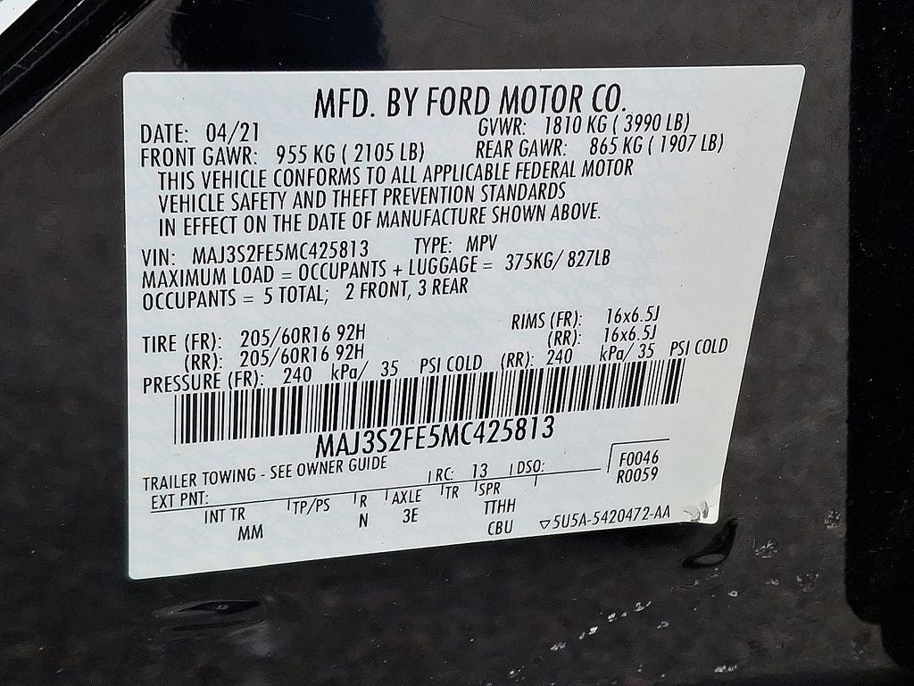 2021 Ford EcoSport S