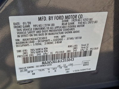 2020 Ford EcoSport SE