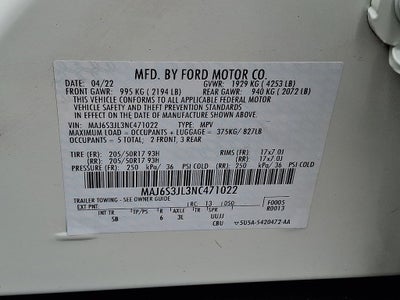 2022 Ford EcoSport SES