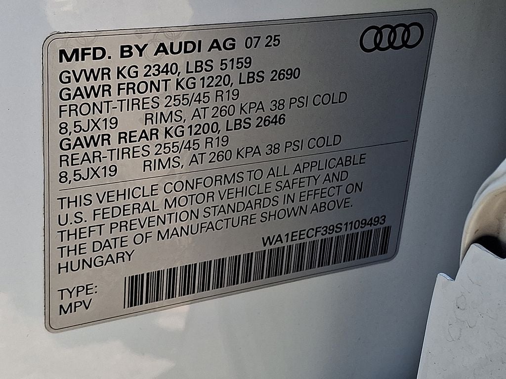 2025 Audi Q3 Premium Plus S Line quattro
