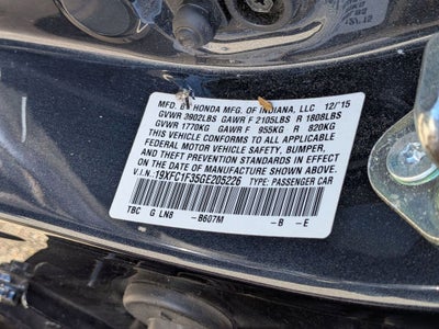 2016 Honda Civic EX-T