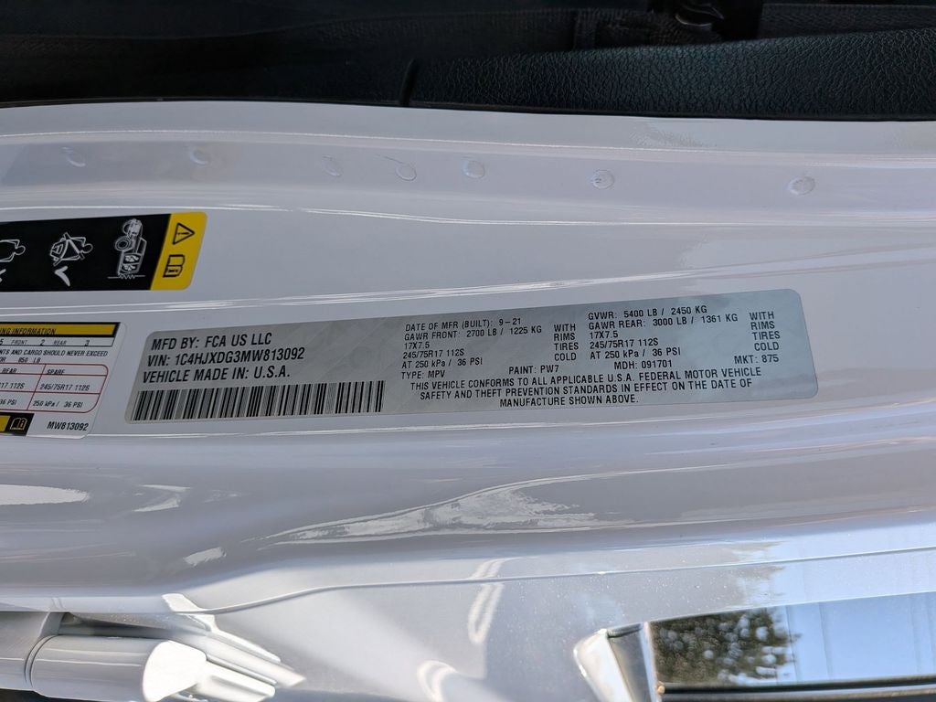 2021 Jeep Wrangler Unlimited Sport S
