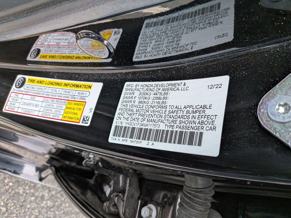 2022 Honda Accord Sport