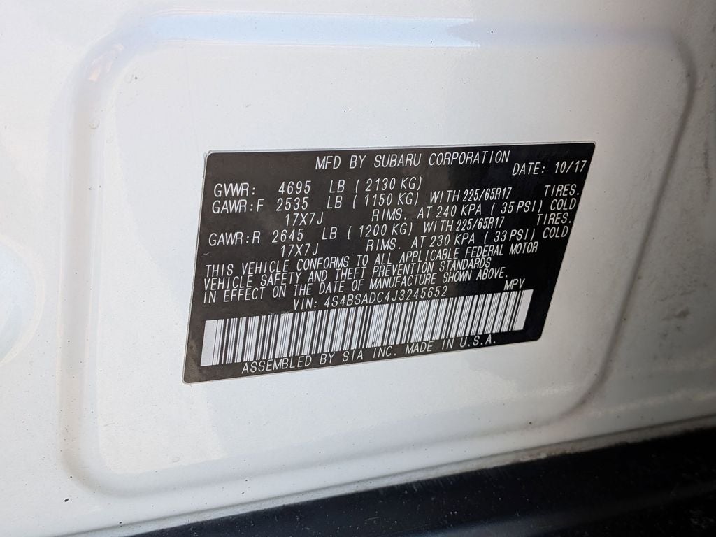 2018 Subaru Outback 2.5i Premium