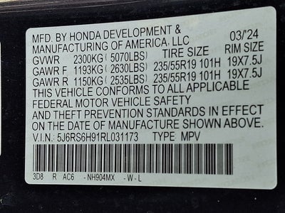 2024 Honda CR-V Hybrid Sport Touring