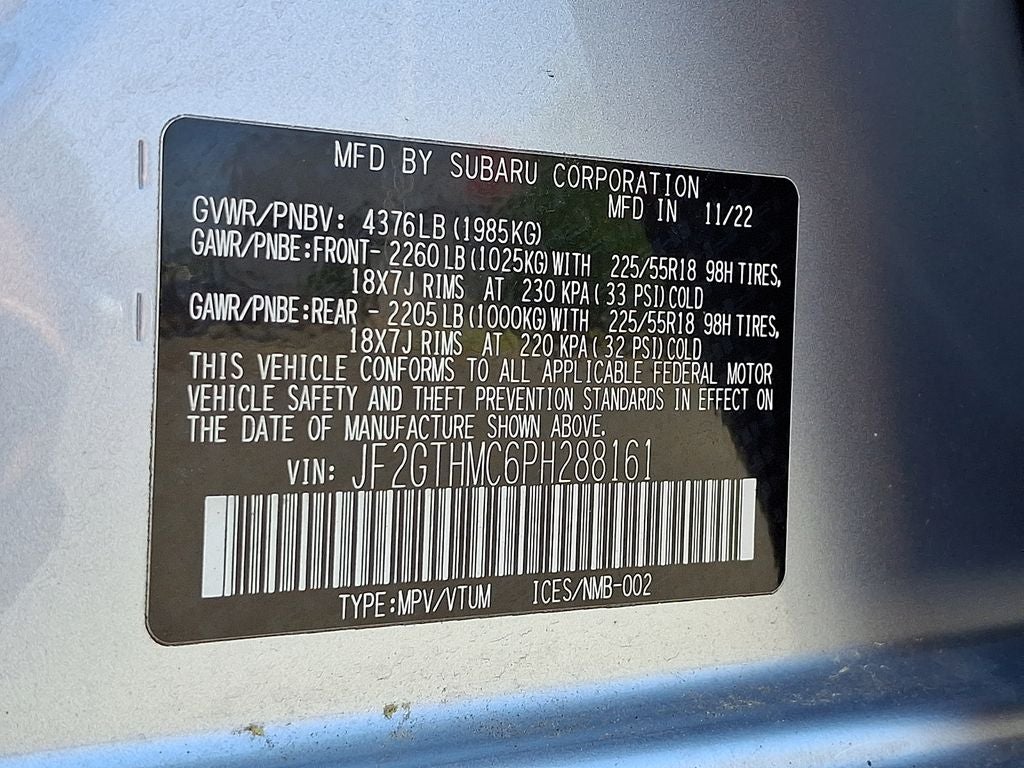 2023 Subaru Crosstrek Limited