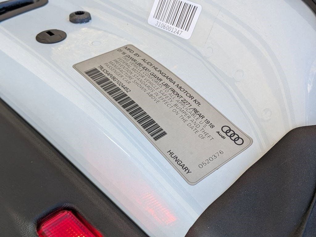 2016 Audi TT 2.0T quattro