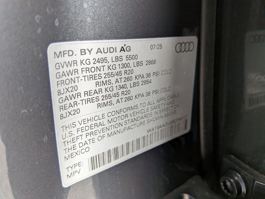 2025 Audi All-new Q5 2.0T Prestige quattro