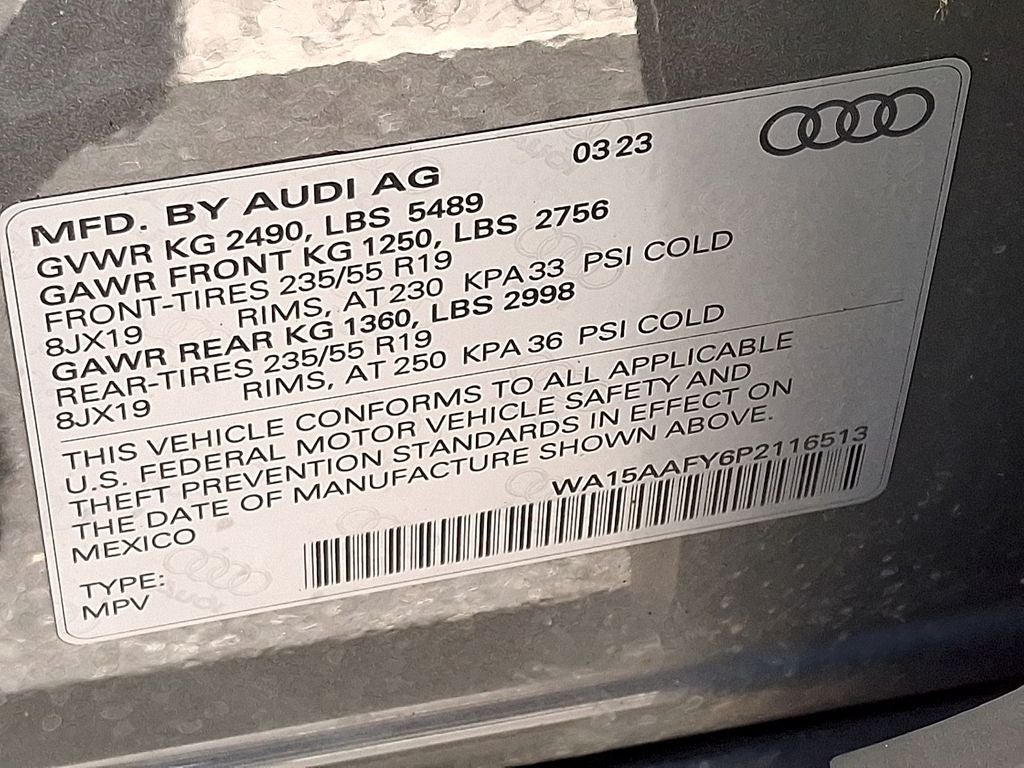2023 Audi Q5 Sportback 45 S line Premium quattro