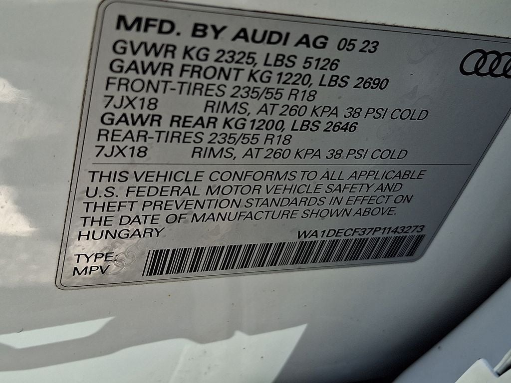 2023 Audi Q3 Premium S Line quattro