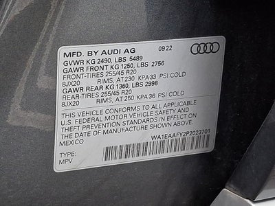 2023 Audi Q5 45 S line Premium Plus quattro