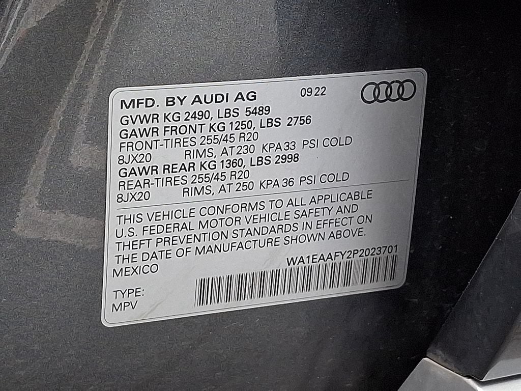 2023 Audi Q5 45 S line Premium Plus quattro