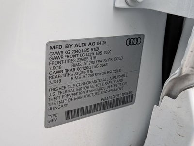 2025 Audi Q3 Premium Plus S Line quattro