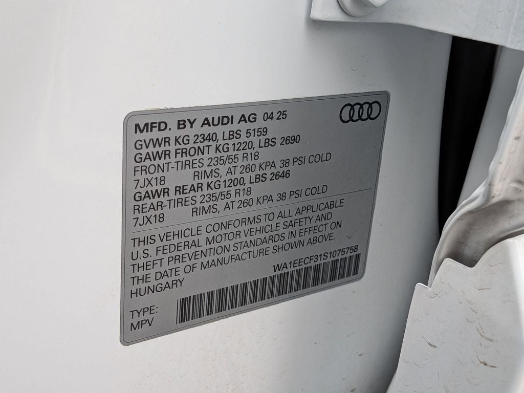 2025 Audi Q3 Premium Plus S Line quattro