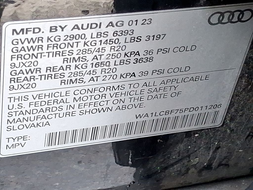2023 Audi Q7 45 Premium Plus quattro