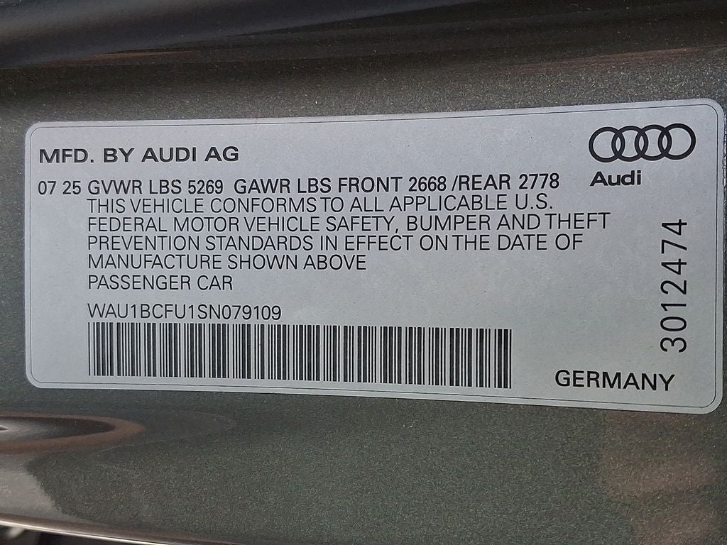 2025 Audi A5 2.0T Premium quattro