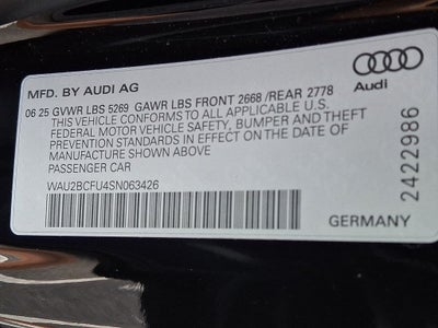 2025 Audi A5 2.0T Premium Plus quattro