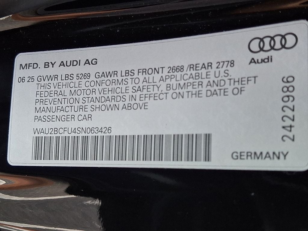 2025 Audi A5 2.0T Premium Plus quattro