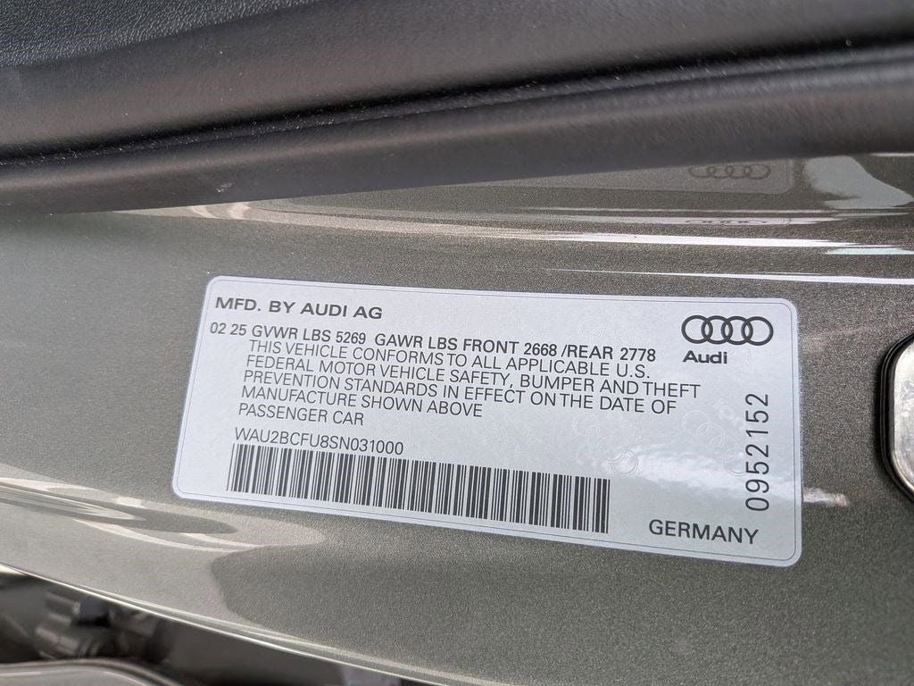 2025 Audi A5 2.0T Premium Plus quattro