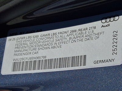 2025 Audi A5 2.0T Premium Plus quattro