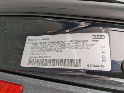 2023 Audi S4 3.0T Premium Plus quattro