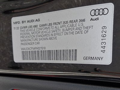 2023 Audi A5 Sportback 45 S line Premium quattro