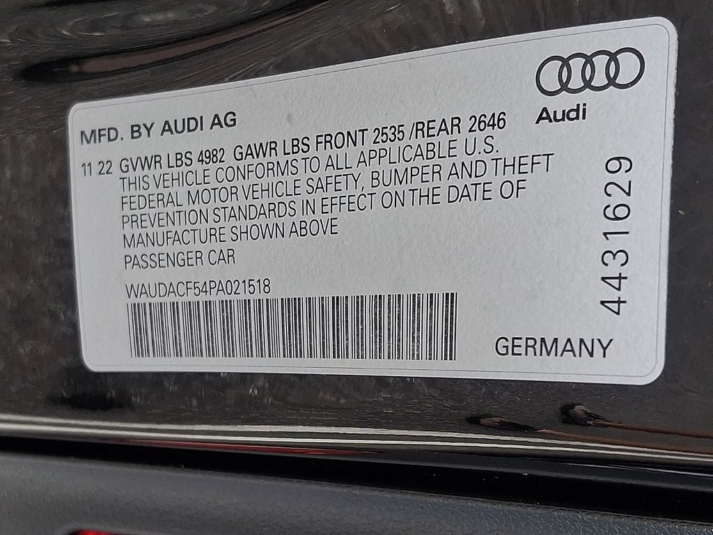 2023 Audi A5 Sportback 45 S line Premium quattro