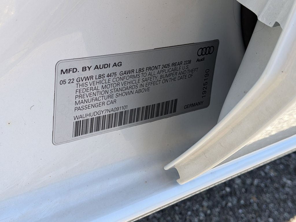 2022 Audi A3 40 Premium Plus quattro