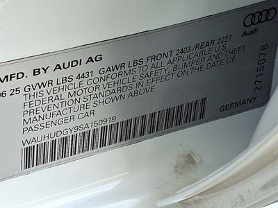 2025 Audi A3 40 Premium Plus quattro