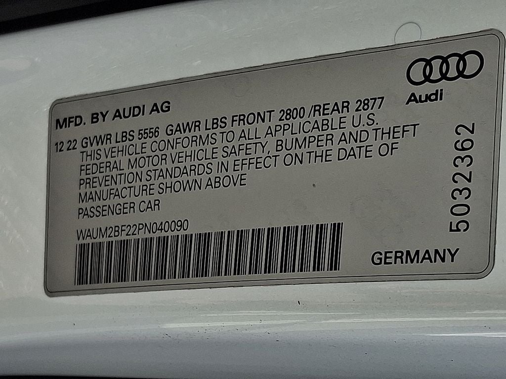 2023 Audi A6 55 Prestige quattro