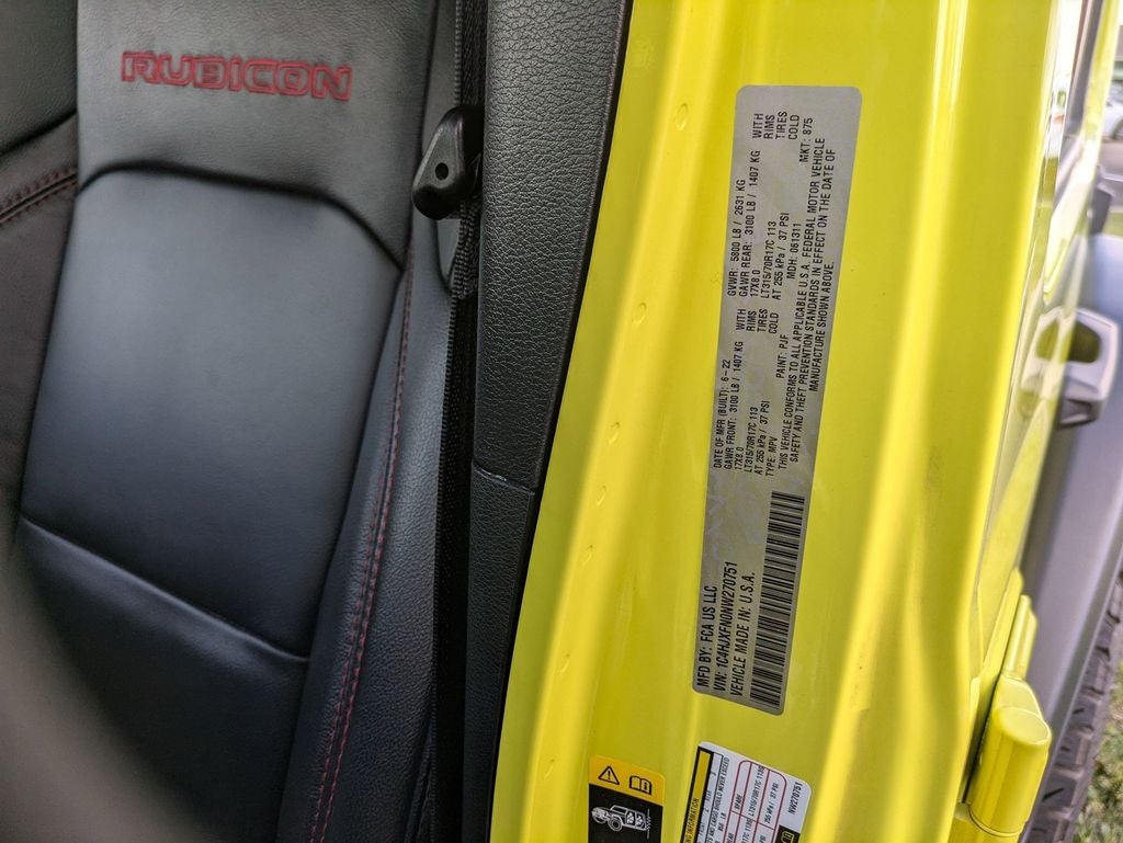 2022 Jeep Wrangler Unlimited Rubicon