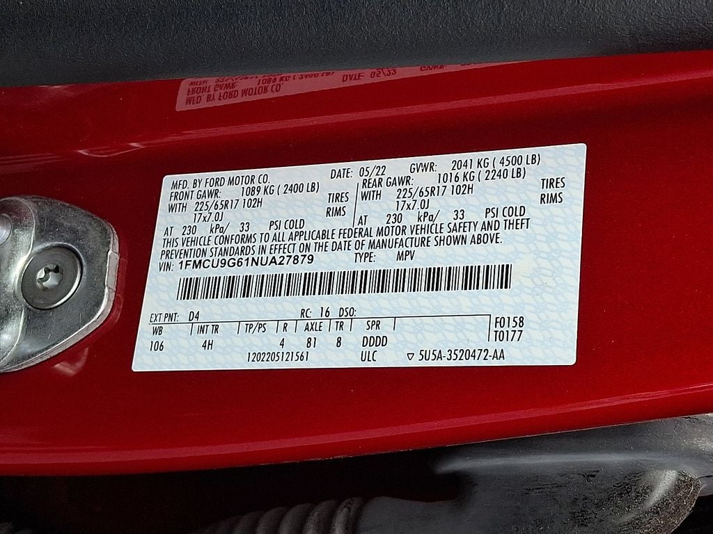 2022 Ford Escape SE