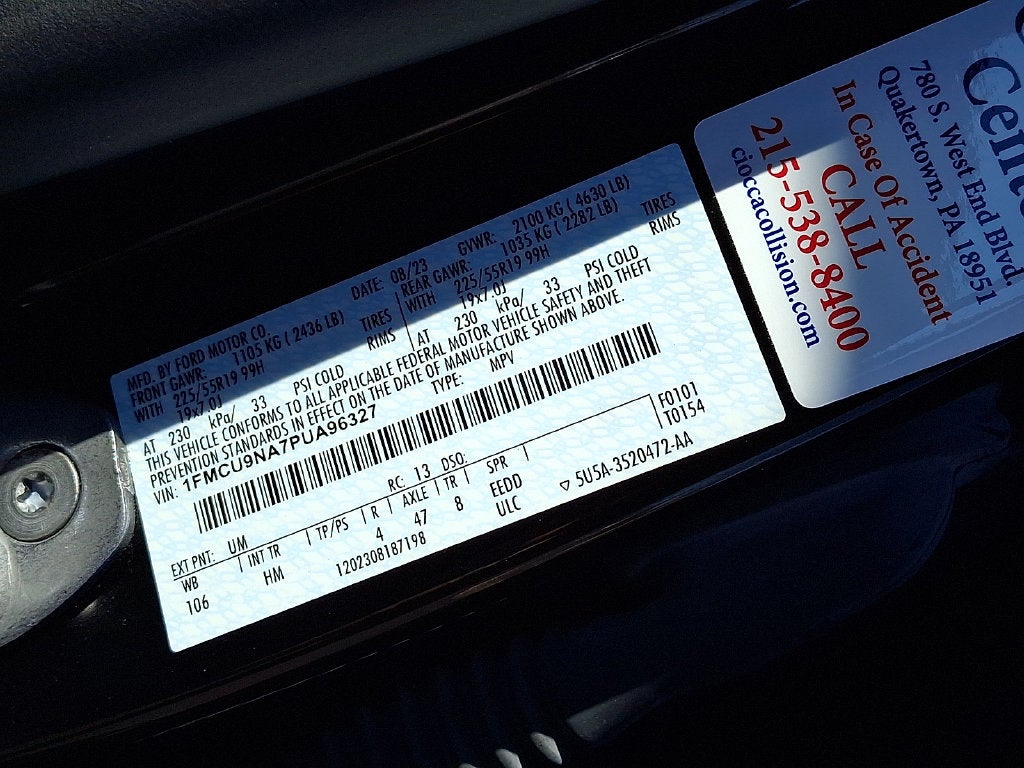 2023 Ford Escape ST-Line Select