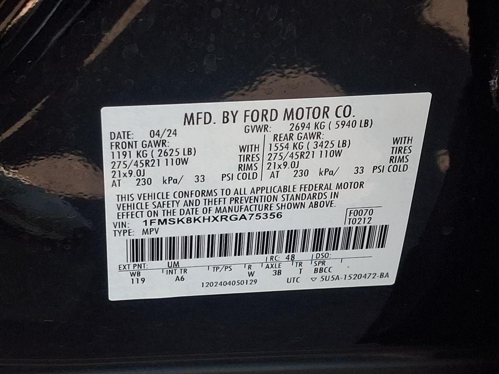 2024 Ford Explorer ST-Line