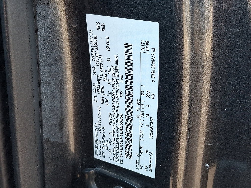 2020 Ford F-150 XL