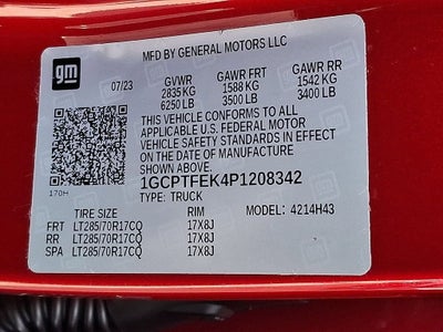 2023 Chevrolet Colorado ZR2