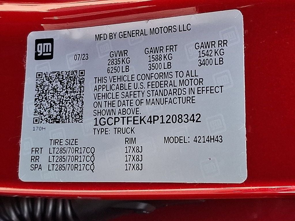 2023 Chevrolet Colorado ZR2