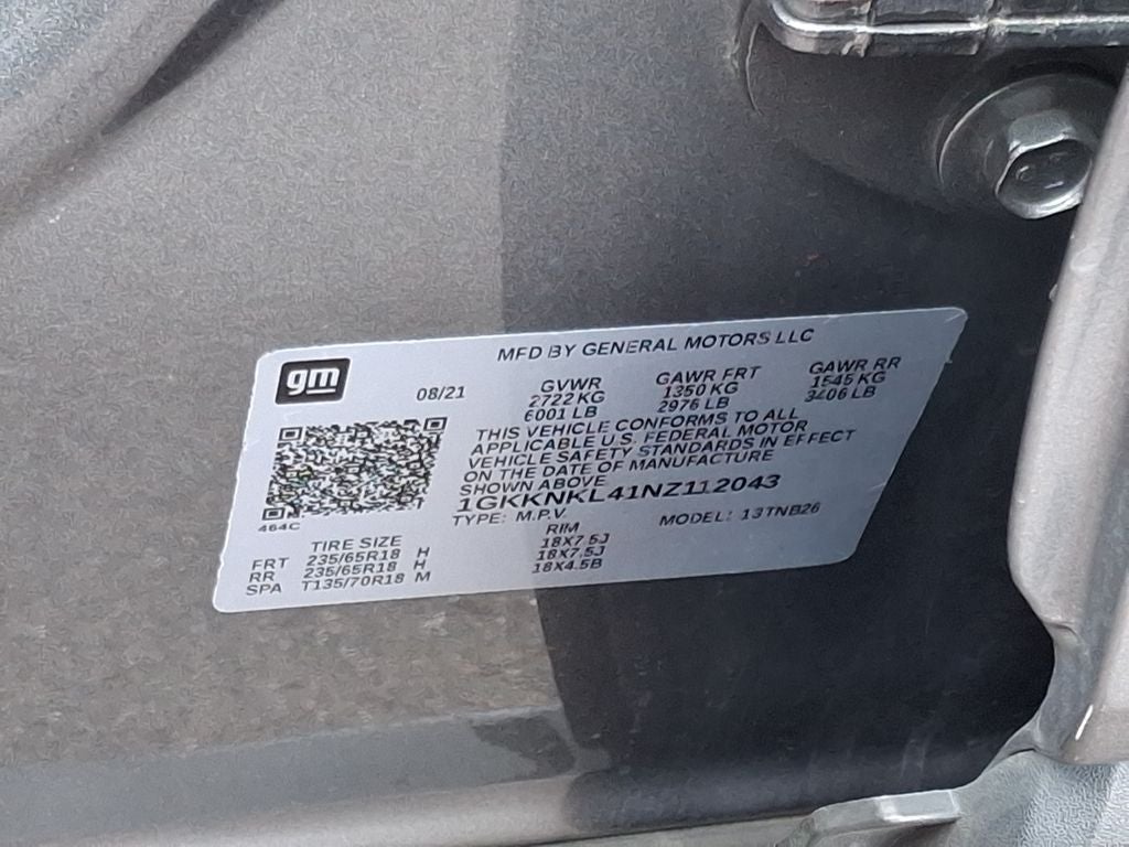 2022 GMC Acadia SLE